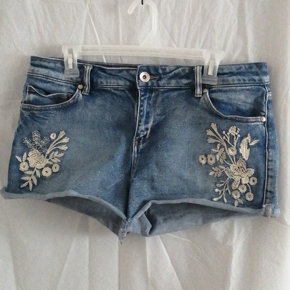 WAREHOUSE ONE JEANS SHORTS WITH EMBROIDERYJEANS🩳